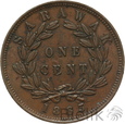 Sarawak - Malezja, 1 cent, 1863, C. Brooke Rajah