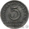 1106. Królestwo Polskie, 5 fenigów, 1918