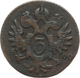 1212. Austria, 3 krajcary, 1800 B, Franciszek II