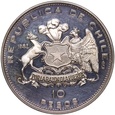 B94. Chile, 10 peso 1968, Escuadra Libertadora 1820-1968