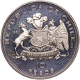 B94. Chile, 10 peso 1968, Escuadra Libertadora 1820-1968