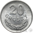 POLSKA - PRL - 20 GROSZY - 1949 - Stan: 1-