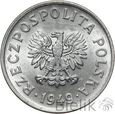 POLSKA - PRL - 20 GROSZY - 1949 - Stan: 1-