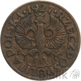 1110. Polska, II RP, 1 grosz, 1927