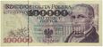 Polska, PRL, 100.000 złotych 1993, R, st.UNC-