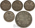 275. Kanada, zestaw srebrnych monet, Jerzy V