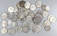Francja, Włochy, Belgia, Szwajcaria, lot srebrnych monet, Ag835