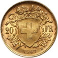 862. Szwajcaria, 20 franków, 1947