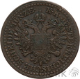1181. Austria, 3 krajcary, 1851 G, Franciszek Józef I