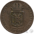 Austria, 2 krajcary, 1848 A, Franciszek Józef I