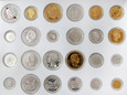 Hiszpania, zestaw 24monet, repliki od 20centimos do 100 pesetas / [M]