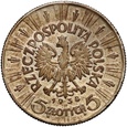 B271. Polska, IIRP, 5 złotych 1938, Piłsudski, Warszawa