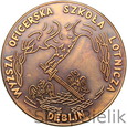 MEDAL WYŻSZEJ SZKOŁY LOTNICZEJ W DĘBLINIE + AKT NADANIA