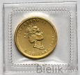 Kanada, 5 dolarów, 2001, 1/10 uncji Au999, Liść Klonu