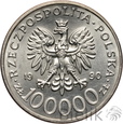 1285. Polska, 100 000 złotych, 1990, Solidarność 1980-1990