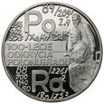 08.Polska, 20 złotych, 1998, 100 lat odkrycia polonu i radu