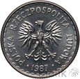 1379. Polska, 1 złoty, 1987