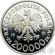 Polska, III RP,  200000 złotych, 1991, Konstytucja 3 Maja