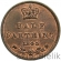 1/2 FARTHING - 1843 - WIKTORIA - WIELKA BRYTANIA