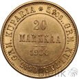 Finlandia, 20 marek (markkaa), 1904 L