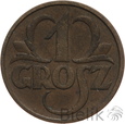 112. Polska, II RP, 1 grosz, 1934