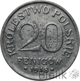 1111. Królestwo Polskie, 20 fenigów, 1918