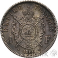 Francja, Napoleon III, 1 frank, 1866 BB  [eb]