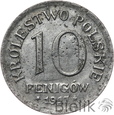 1107. Królestwo Polskie, 10 fenigów, 1917