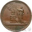Rosja, Katarzyna II, medal z 1777 roku, narodziny księcia Aleksandra