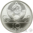  ZSRR, 10 rubli, 1980, Igrzyska Olimpijskie Moskwa Zapasy