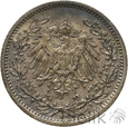 NIEMCY - 1/2 MARKI - 1905 A