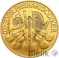 Austria, 1000 szylingów, 1994, 1/2 uncji złota, Filharmonia, 