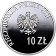 Polska, 10 zł 2021, Strajk, Wyższa Oficerska Szkoła Pożarnicza #23