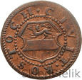 NIEMCY - ROSTOCK - 3 PFENNING - 1744