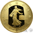 Francja, 10 euro, 2015, 1/10 uncji Au999