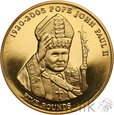 Tristan da Cunha, 5 funtów 2005, Jan Paweł II, złoto, 31 g Au