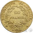 Francja, Napoleon Premier Consul, 20 franków, AN 12 A (1803-1804)