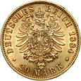 Niemcy, Prusy, 20 marek, 1884 A