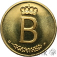 Belgia, Baldwin I Koburg, medal wagi 20 franków, 1976, złoto