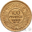 TUNEZJA - 100 FRANKÓW - 1930