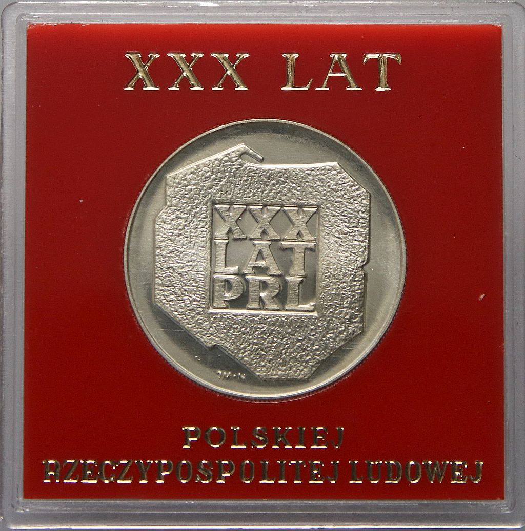 57. Polska, PRL, 200 złotych 1974, XXX lat PRL, stempel lus - Numimarket.pl