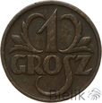  Polska, II RP, 1 grosz, 1930