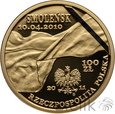 Polska, III RP, 100 złotych, 2011, Para Prezydencka, Smoleńsk