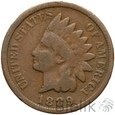 304. USA, 1 cent, 1889, Indianin