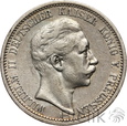 1020. Niemcy, Prusy, 2 marki, 1906 A, Wilhelm II