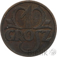 1112. Polska, II RP, 1 grosz, 1930