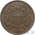 USA - 2 CENTY - 1867