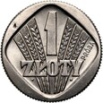 PRL, 1 złoty 1958, Kłosy, Nikiel