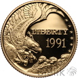 USA, 5 dolarów, 1991, Mount Rushmore