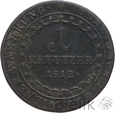 1249. Austria, 1 krajcar, 1812 S, Franciszek II